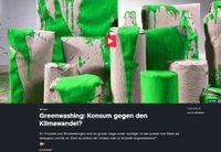 Greenwashing Konsum gegen den Klimawandel